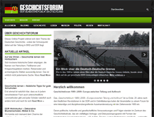 Tablet Screenshot of geschichtsforum09.de